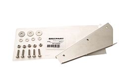 DEF 90/110/130 STAINLESS MUDFLAP BRACKET FRONT