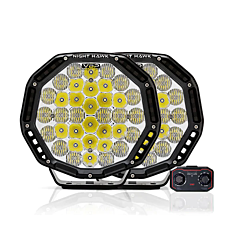 Bushranger Night Hawk VBP Series 9" LED Driving Light - KIT