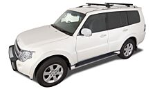 Rhino-Rack - Heavy Duty CXB Black 2 Bar Roof Rack - Mitsubishi Pajero NS-NX + More