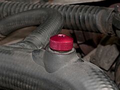 BLEED SCREW ALLOY RED