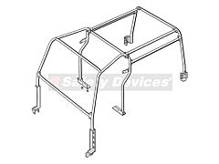 Safety Devices Roll Cage - Defender 110 S/W - Int/Ext