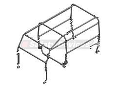 Safety Devices Roll Cage - Defender 110 S/W - External