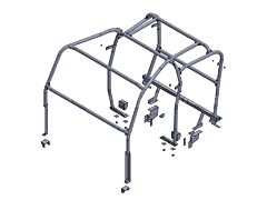 Safety Devices Roll Cage - Defender 110 D/Cab - Int/Ext