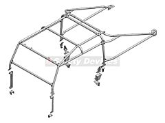 Safety Devices Roll Cage - Defender 130 D/Cap External
