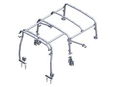 Safety Devices Roll Cage - Defender 110 Soft Top