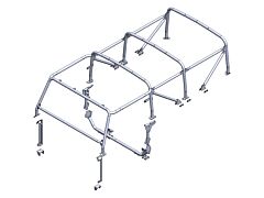 Safety Devices Roll Cage - Defender 110 Soft Top - No Bulkhead