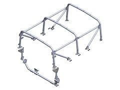 Safety Devices Roll Cage - Defender 110 Soft Top - No Bulkhead