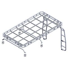 Full Rail - Explorer Roof Rack - Cage Mounted - Defender 110 Station Wagon