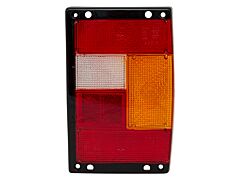 REAR LAMP LENS WITH BLACK EDGES