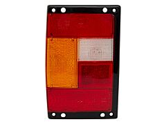 REAR LAMP LENS WITH BLACK EDGES