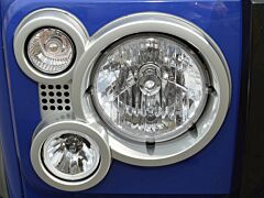 Britpart - Land Rover Defender Headlights - RHD Crystal Clear