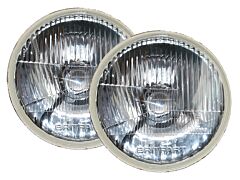 Britpart - Land Rover Defender Headlights - RHD Sealed Beam