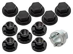RTC9535 - Defender, Discovery 1, Range Rover Classic Locking Wheel Nut Kit for Steel Wheels,