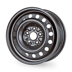 16x6.5 Tuff Torque Car Steel in Black - 5x114.3 ET42