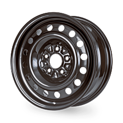 16x6.5 Tuff Torque Car Steel in Black - 5x114.3 ET40