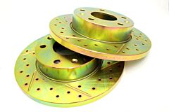 BRAKE DISC DRILLED AND GROOVED