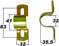 SuperPro - Land Rover Defender Anti-Roll Bar 'D' Brackets (2007-2009) (SPF0984K-SPR)
