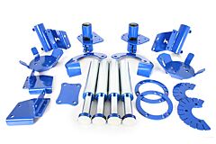 4" travel hydraulic bump stops Inc. front & rear mounting kits 90/D1/RRC