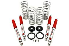 TERRAFIRMA 2" lift medium load air to coil conv kit with +3" 4 Stg Adj shocks Discovery 2