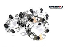 Terrafirma - 30mm alloy wheel spacer set for Defender, Discovery 1, RRC - ALLOY - SET OF 4