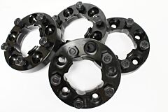 Terrafirma - 30mm alloy wheel spacer set for Defender, Discovery 1, RRC - ALLOY - SET OF 4  (Black)