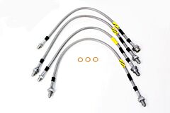TERRAFIRMA GOODRIDGE 4 line 2 inch extended stainless steel brake hose kit all Def 99-2004 with ABS