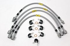 TERRAFIRMA GOODRIDGE 4 line 2 inch extended stainless steel brake hose kit all Def 2004 on with ABS