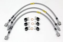 TERRAFIRMA GOODRIDGE 4 line 2 inch extended stainless steel brake hose kit all Def 2004 on no ABS