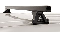 Rhino-Rack - Heavy Duty RLTF Black 3 Bar Roof Rack - Volkswagen Transporter T5 + More