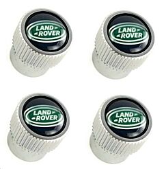 VPLRW0148 - Valve Cap - Land Rover Logo - Set of 4 - Discovery 5, Discovery Sport 2015+, New Defender 2020+, Range Rover 2022+, Range Rover Evoque 2019+