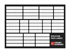 Front Runner - Wolf/Cub Pack Campsite Organizing Labels