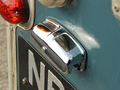 Defender Number Plate Lamp - Chrome