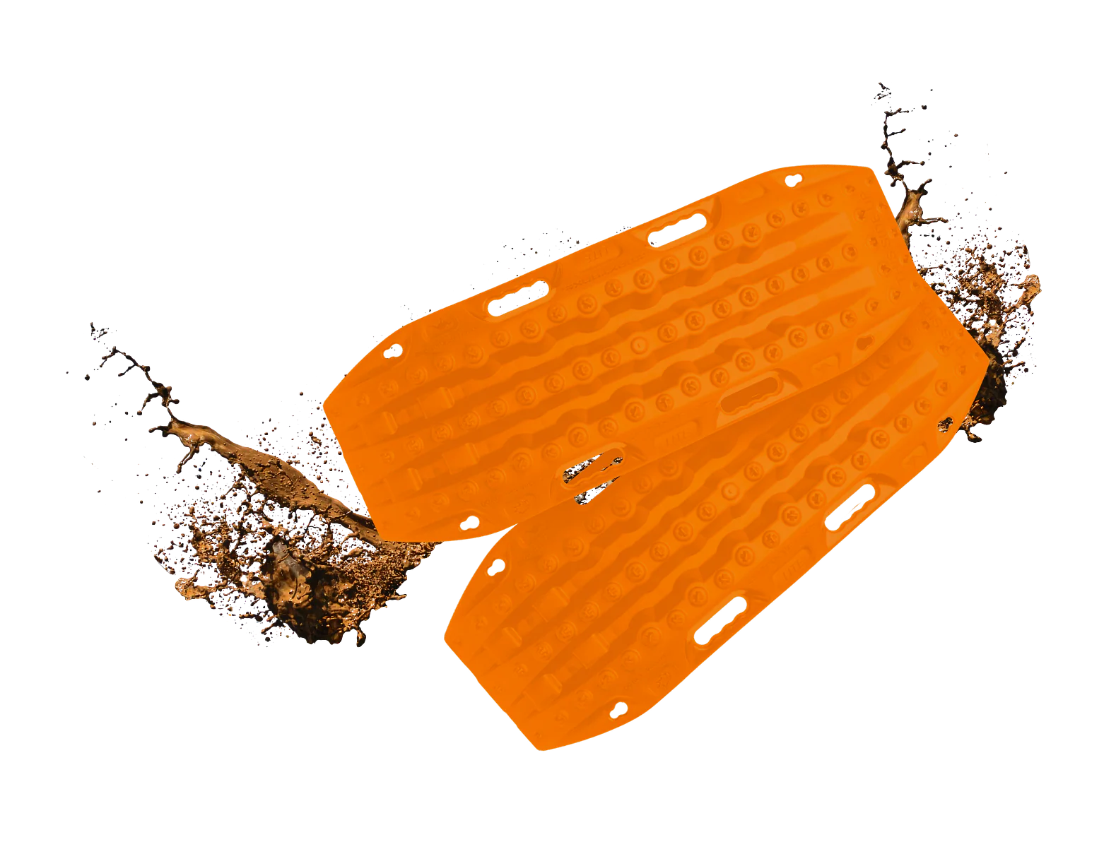 Four-wheel-drive using recovery boards on loose terrain