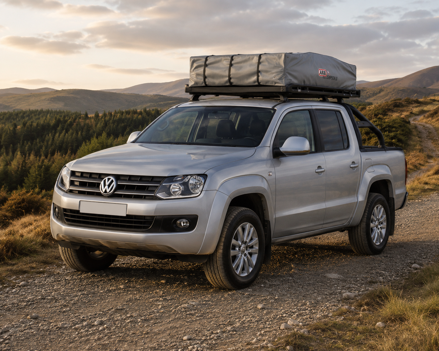 Volkswagen Amarok roof load roof racks and roof tents