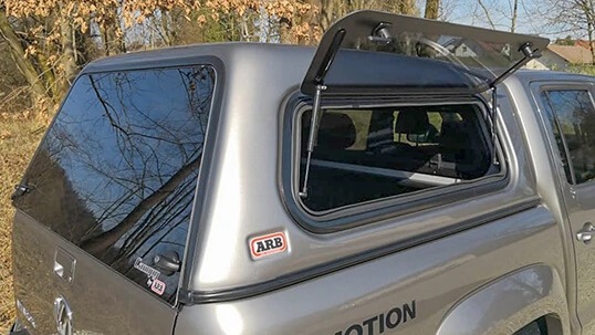 ARB canopy side window detail